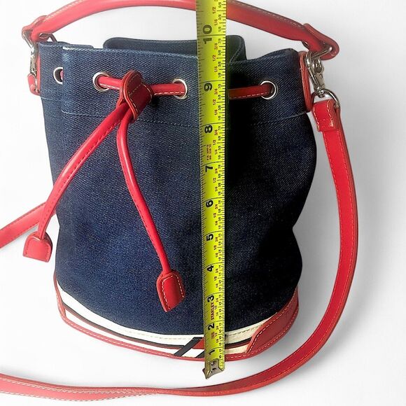 TOMMY HILFIGER Denim Handbag with Removable Crossbody Strap COMES WITH DUST BAG - Picture 11 of 17